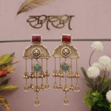Kashmiri Pahadi Fusion Jhumka Earring