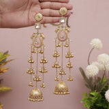 Kashmiri Pahadi Fusion Jhumka Earring