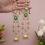 Kashmiri Pahadi Fusion Jhumka Earring