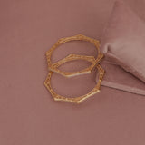 Cubic Zirconia Gold Plated AD Bangle