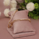 Cubic Zirconia Gold Plated AD Bangle