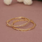 Cubic Zirconia Gold Plated AD Bangle