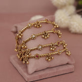 Antique Matt Gold Bangle