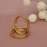 Antique Matt Gold Bangle