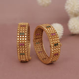 Antique Matt Gold Bangle