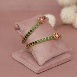 premium Pachhi Takkar Kundan Bangle