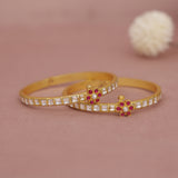 premium Pachhi Takkar Kundan Bangle