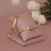 premium Pachhi Takkar Kundan Bangle