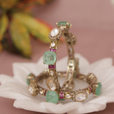 premium Polki Kundan Bangle