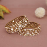 Moissanite Kundan Bangle