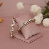 Moissanite Kundan Bangle