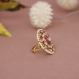 Kundan Finger Ring