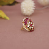 Kundan Finger Ring