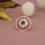 Kundan Finger Ring