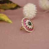 Kundan Finger Ring