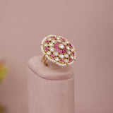 Kundan Finger Ring