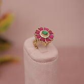 Kundan Finger Ring