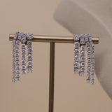 American Diamond Four Layer Necklase Set