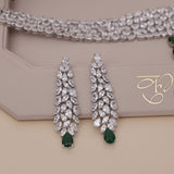 American Diamond Choker Necklase Set