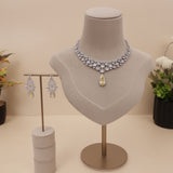 American Diamond Modern Necklase Set