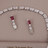 American Diamond Modern Necklase Set