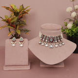 Premium Kundan Choker Necklace Set