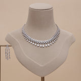 American Diamond Modern Necklase Set