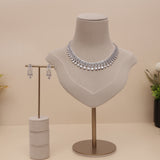 American Diamond Modern Necklase Set