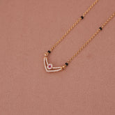 Short A D Mangalsutra 18 Inch