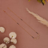 Short A D Mangalsutra 18 Inch