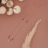 Short A D Mangalsutra 18 Inch