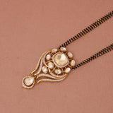 Moissanite Kundan Designer Mangalsutra 24 Inch