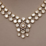 Premium Moissanite Kundan Necklace Set