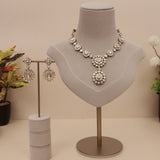 Premium Moissanite Kundan Necklace Set