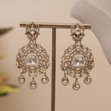 Premium Moissanite Kundan Necklace Set