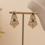 Premium Moissanite Kundan Necklace Set