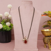 Moissanite Kundan Designer Mangalsutra 24 Inch