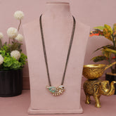 Moissanite Kundan Designer Mangalsutra 24 Inch