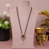 Moissanite Kundan Designer Mangalsutra 24 Inch