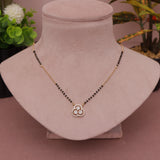 Short A D Mangalsutra 18 Inch