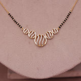 Short A D Mangalsutra 18 Inch