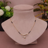 Short A D Mangalsutra 18 Inch