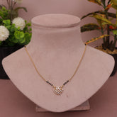 Short A D Mangalsutra 18 Inch