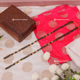 Real Gold Look Mangalsutra Mala Chain 36 Inch 10 Line