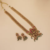 South Indian Temple Haram Necklace set