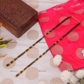 Real Gold Look Mangalsutra Mala Chain 30 Inch 8 Line