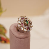 Kundan Finger Ring