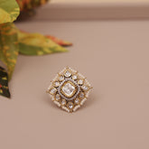 Kundan Finger Ring
