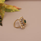 Kundan Finger Ring