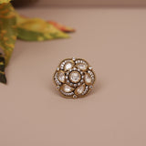 Kundan Finger Ring